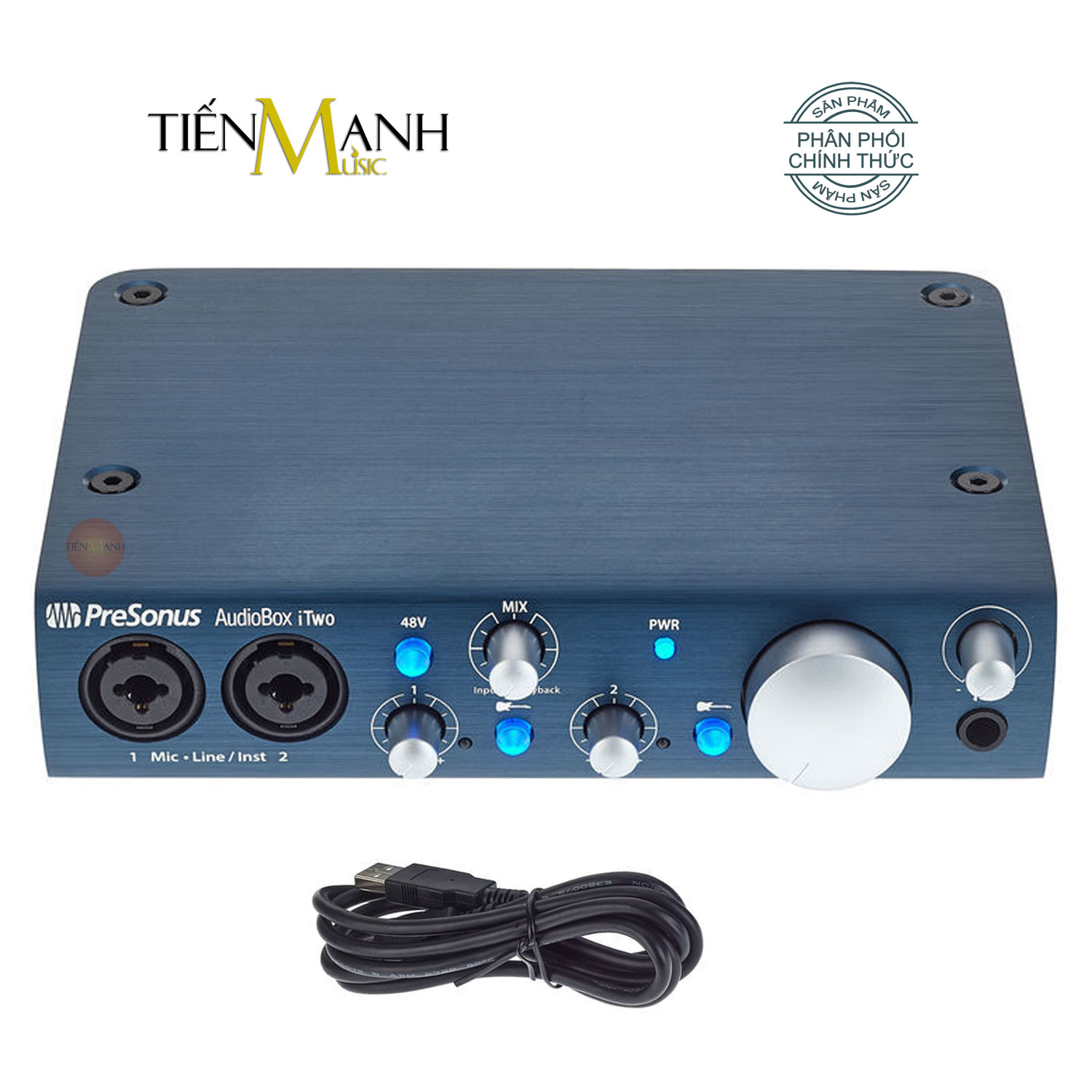Soundcard PreSonus AudioBox iTwo - Sound Card Bộ Thu Âm Thanh và Livestream Audio Interface Audio Box iTwo